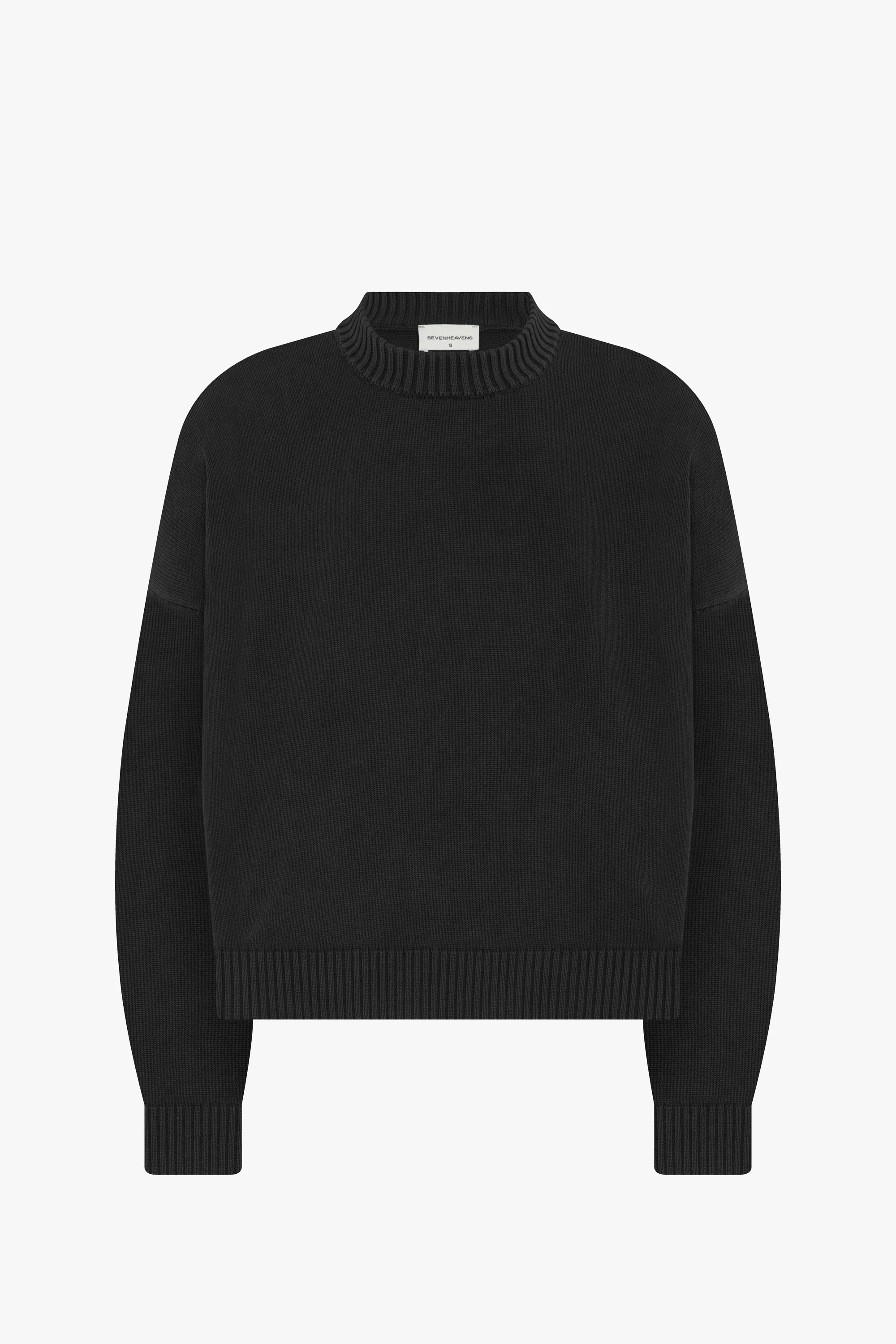 Cropped Knit Sweater - Image 5
