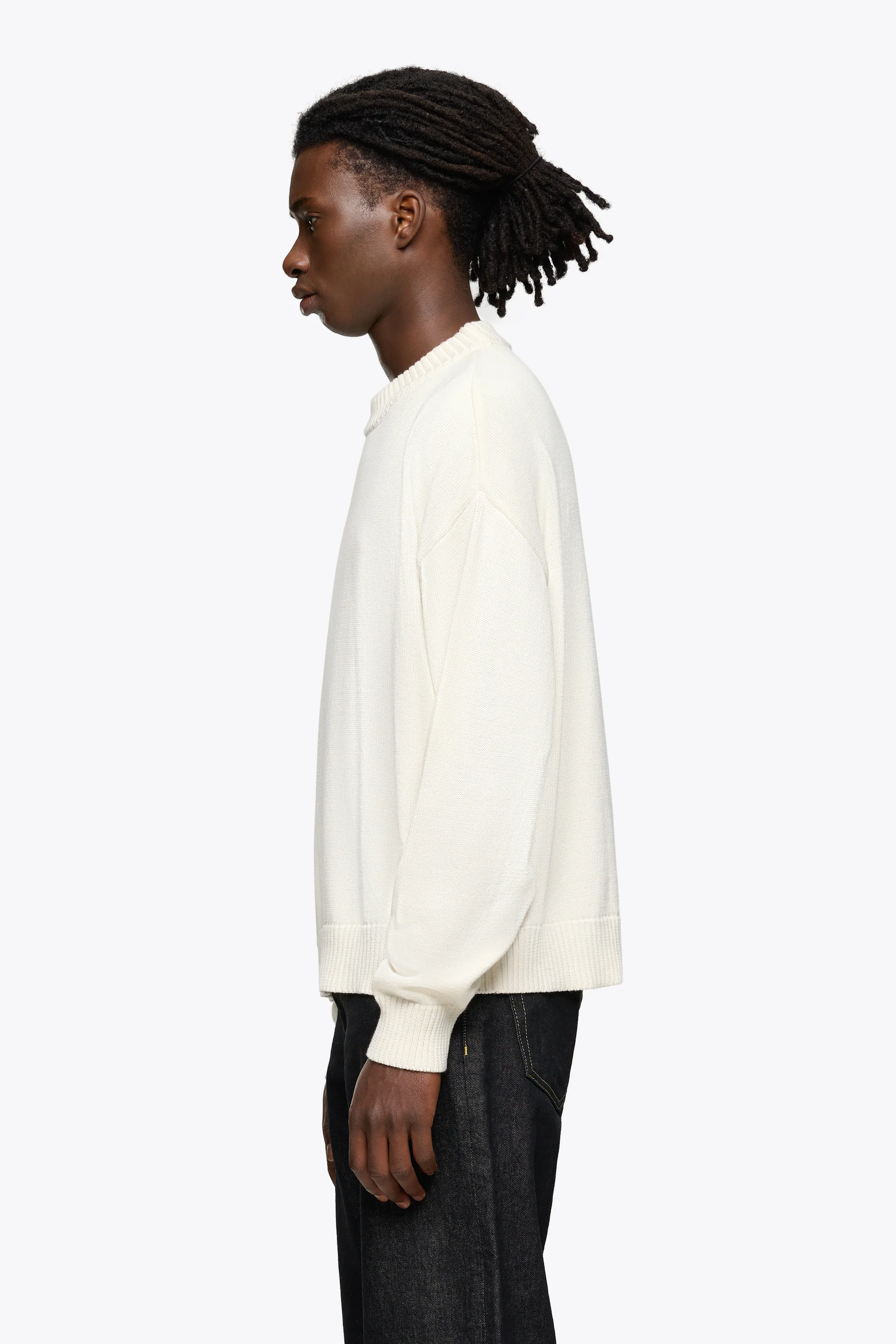 Cropped Knit Sweater - Image 2