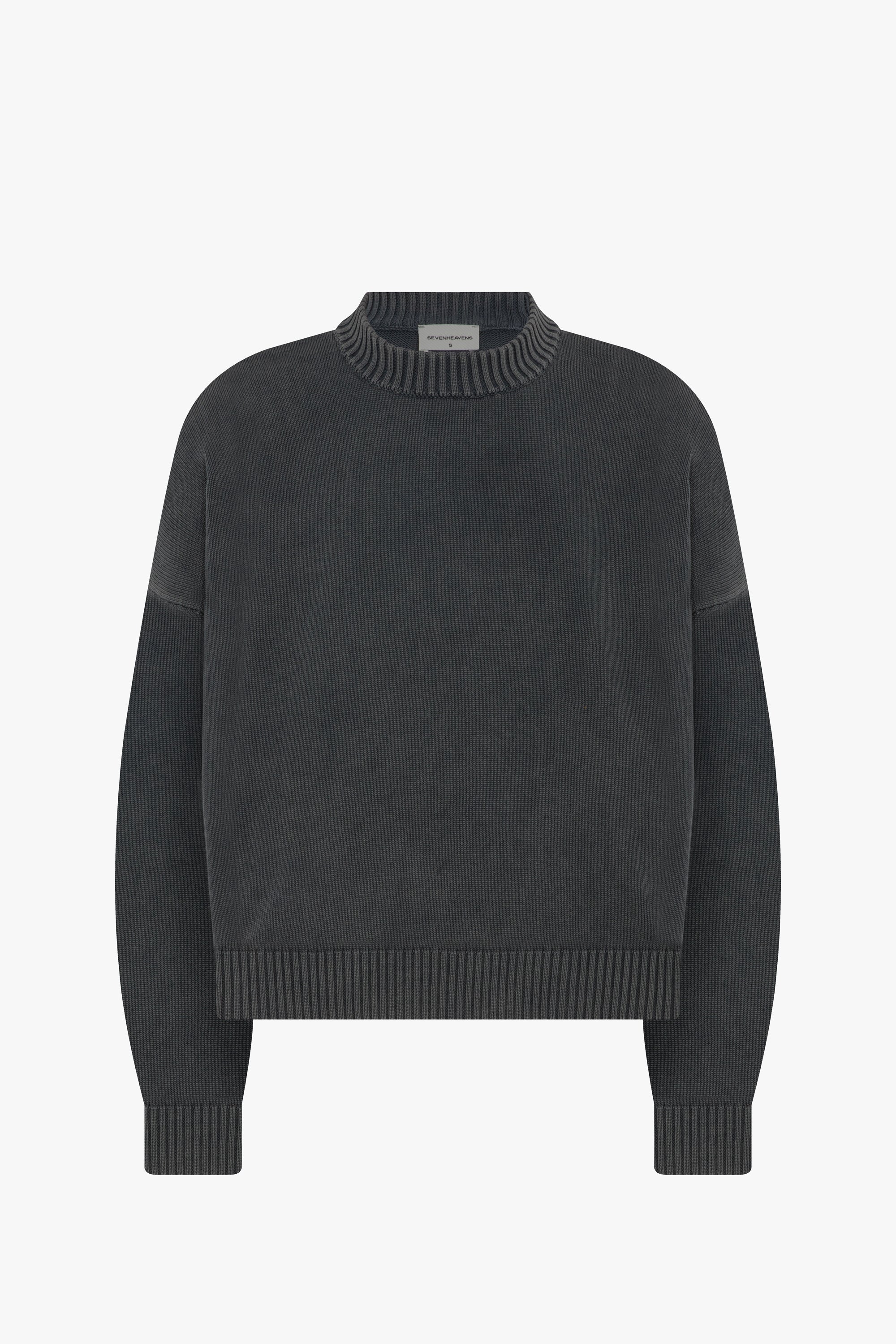 Cropped Knit Sweater - Image 6