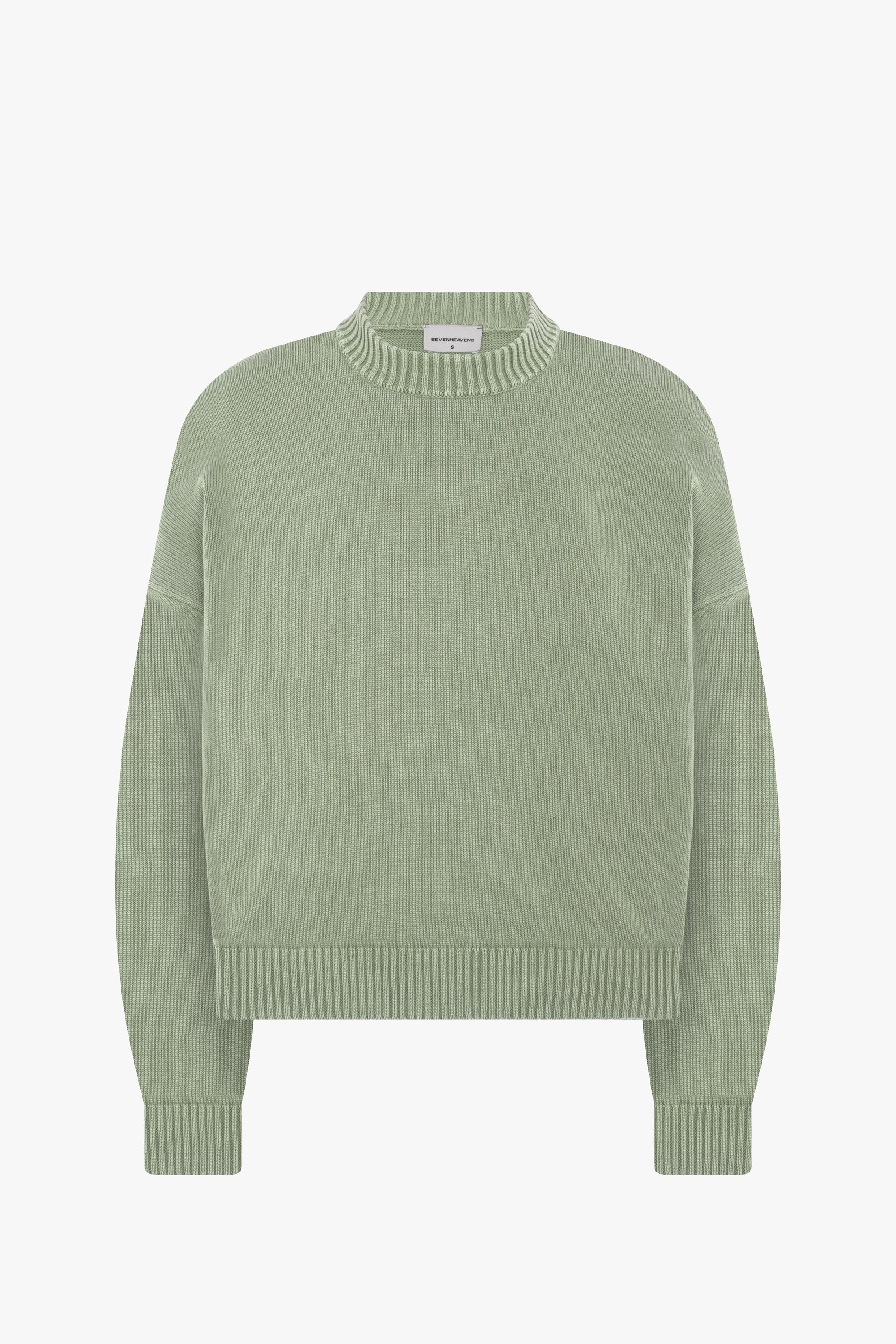 Cropped Knit Sweater - Image 5