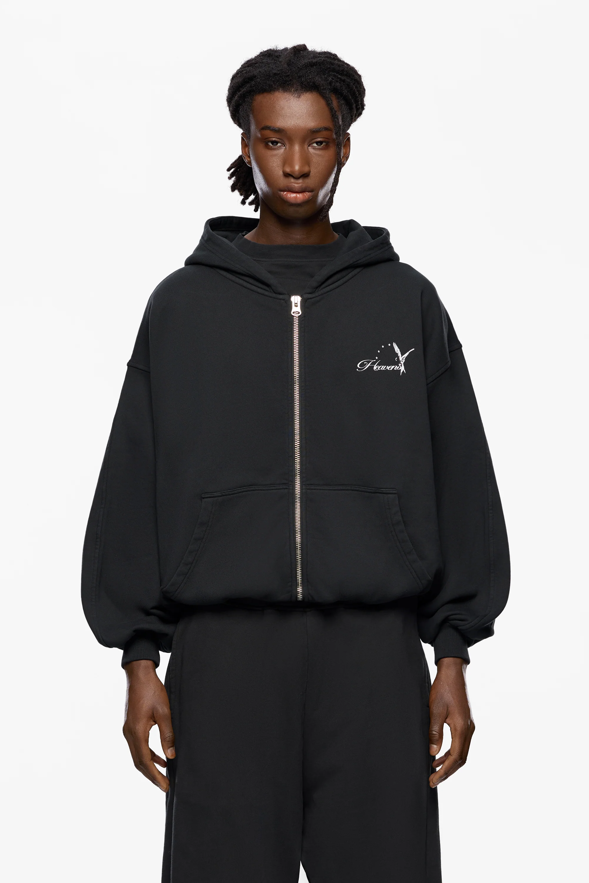 Bird Logo Zip Hoodie