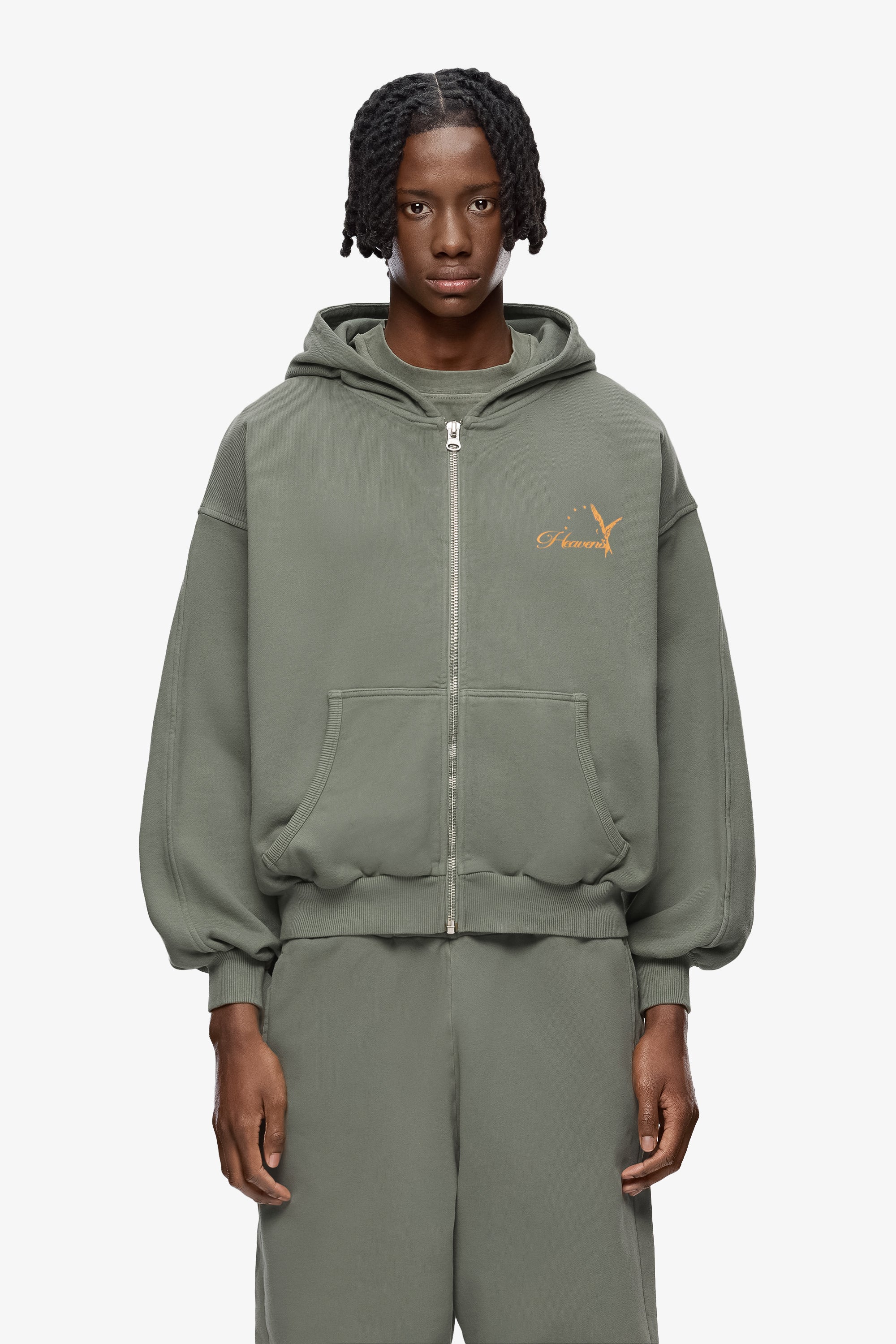 Bird Logo Zip Hoodie
