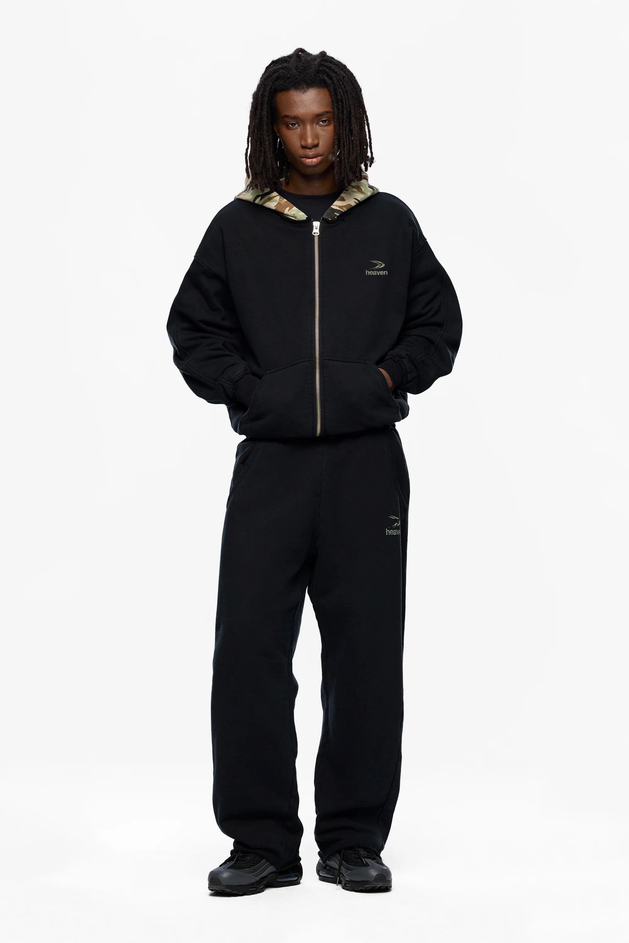 Camo Cap Zip Hoodie - Image 3
