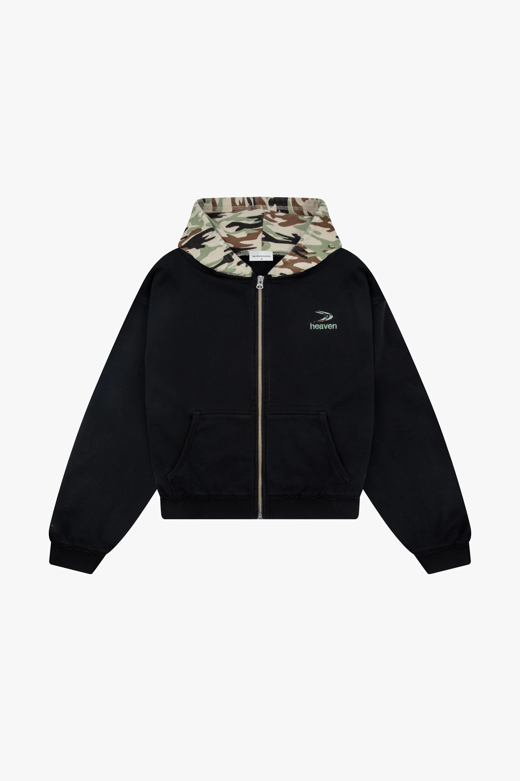 Camo Cap Zip Hoodie - Image 4