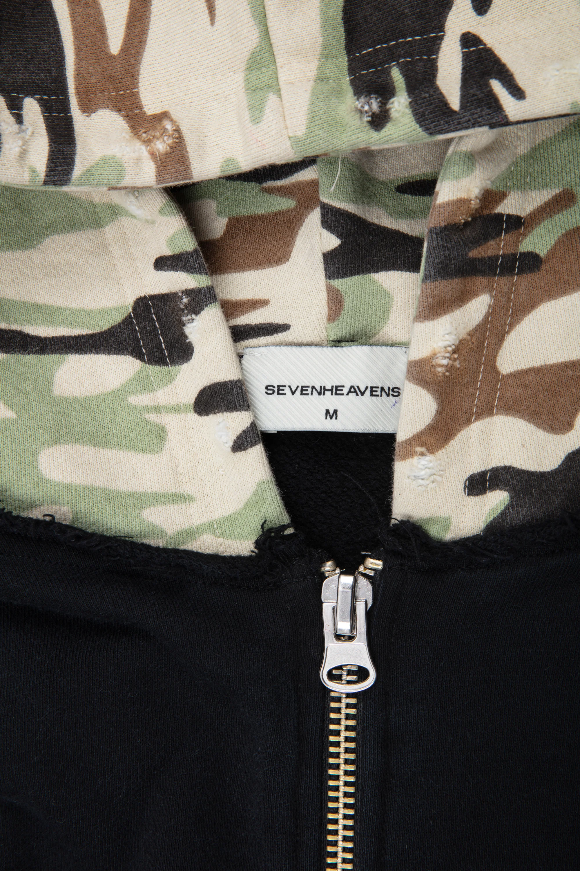 Camo Cap Zip Hoodie - Image 6