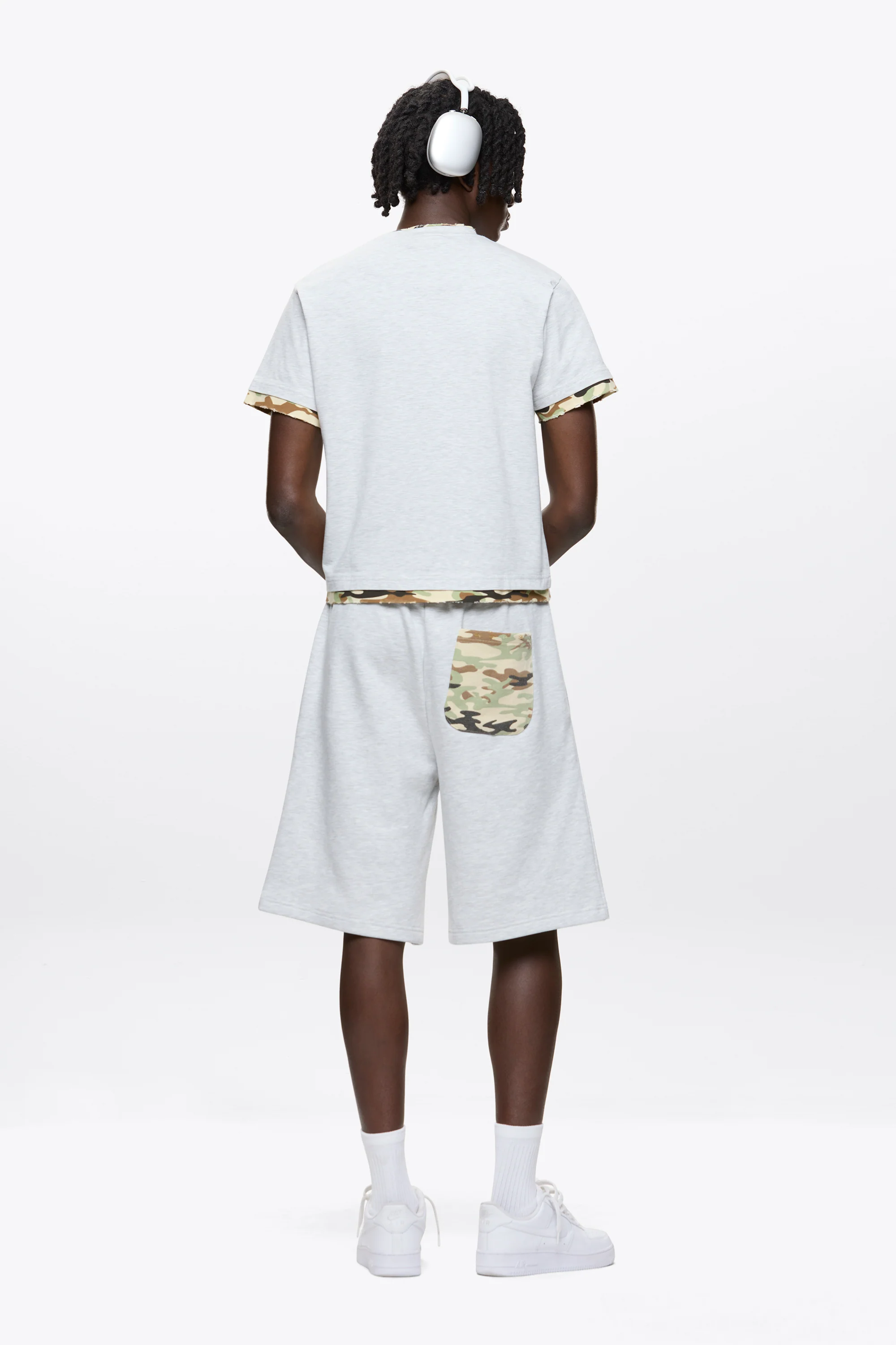 Camo Pocket Sweat Jorts - Image 3