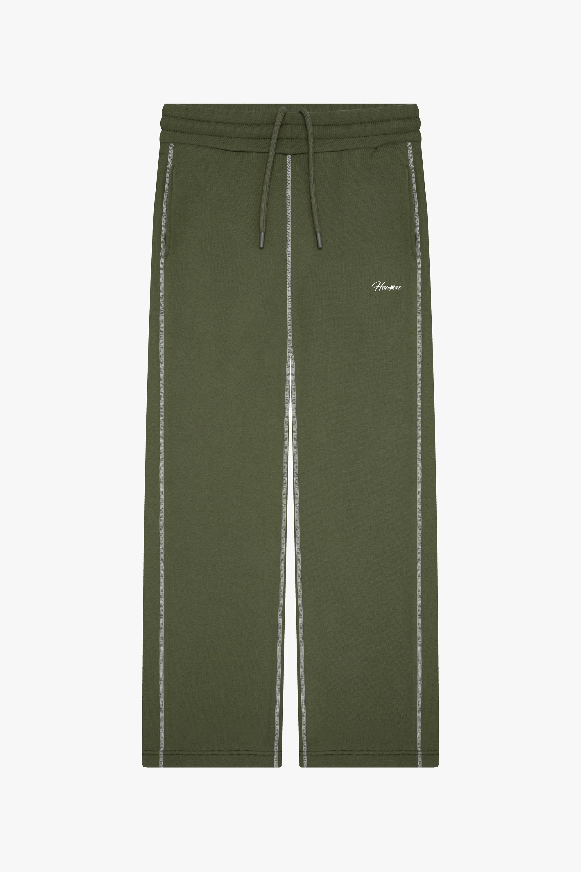 Contrast Open Leg Jogger
