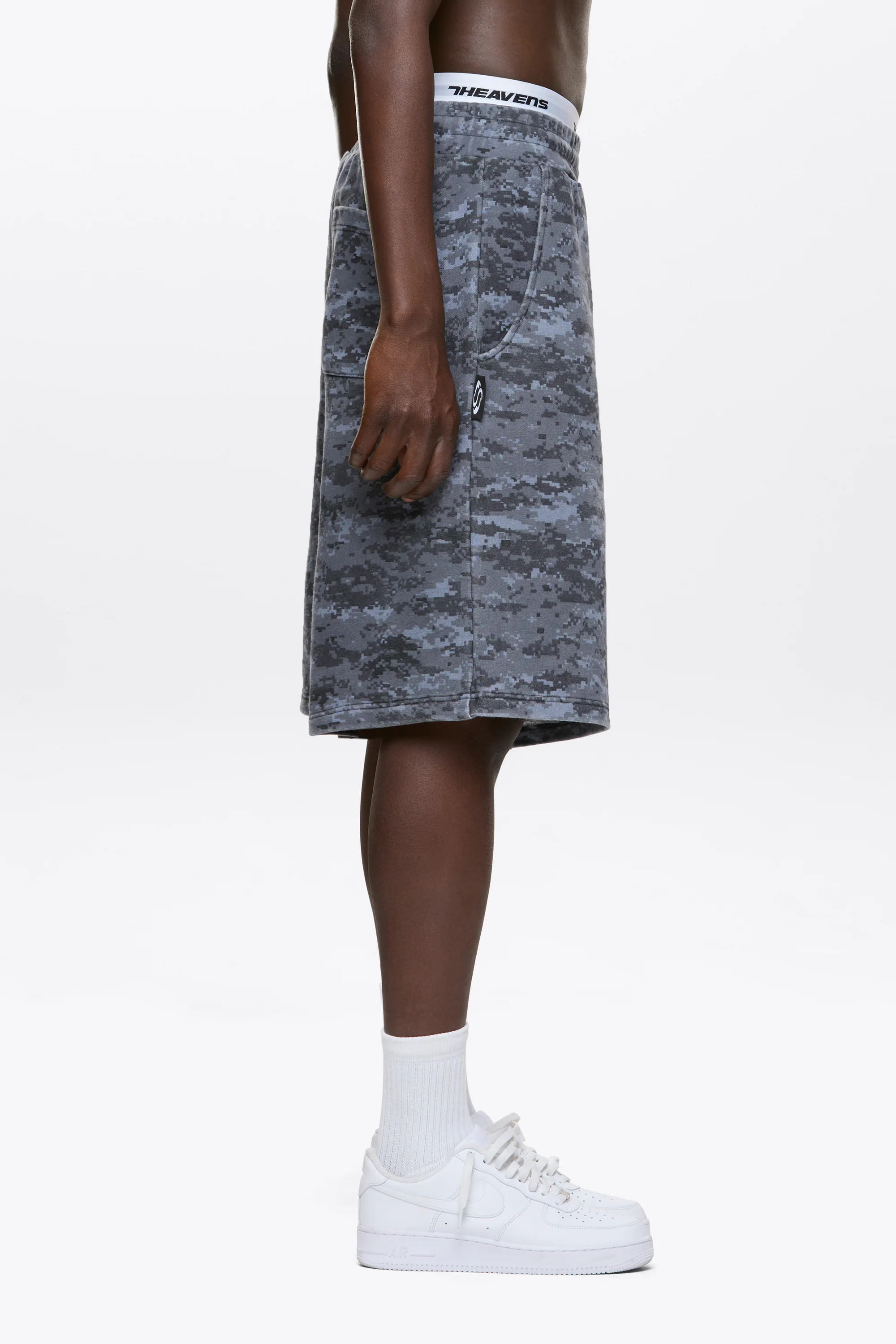 Digital Camo Sweat Jorts - Image 2