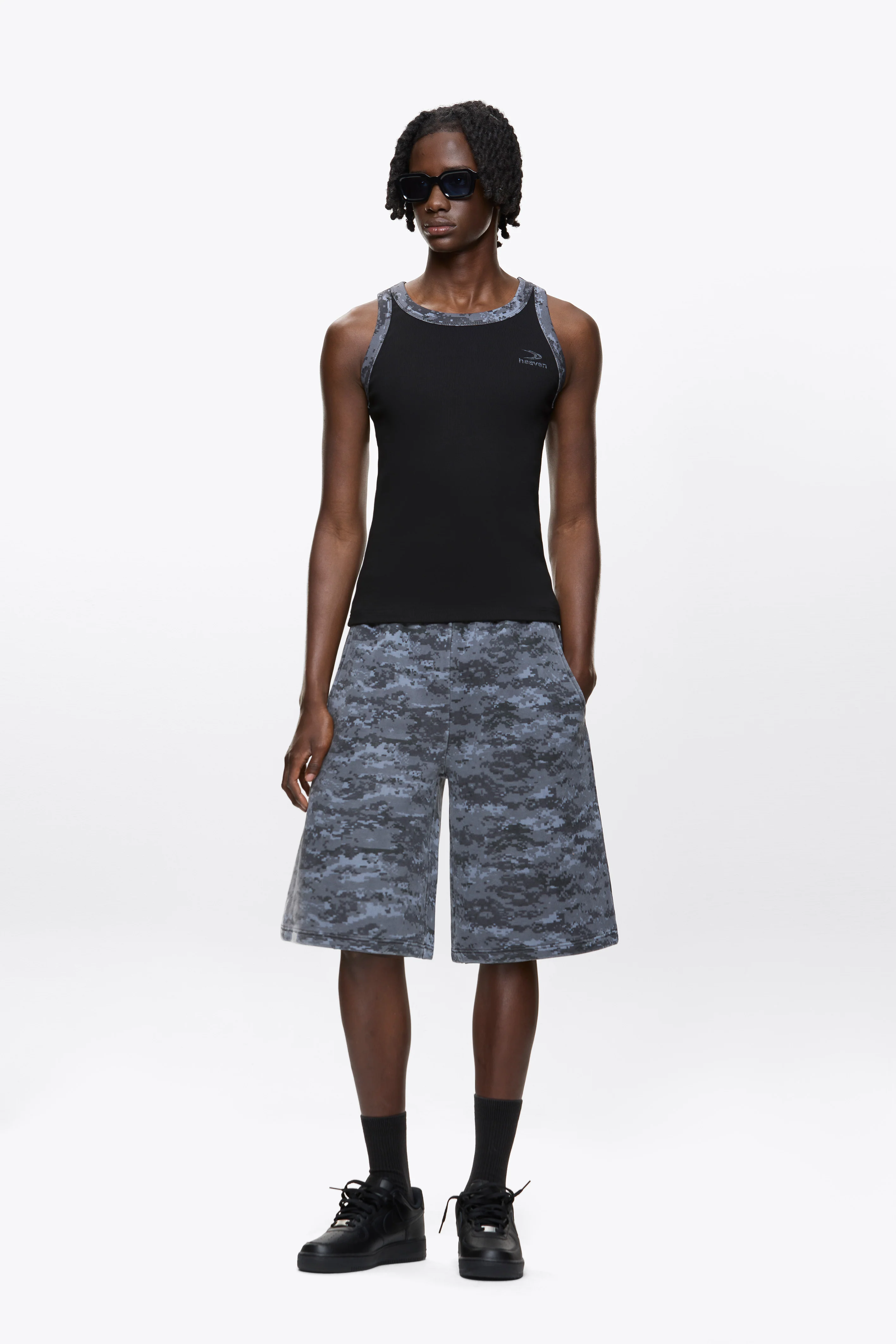 Digital Camo Sweat Jorts - Image 4