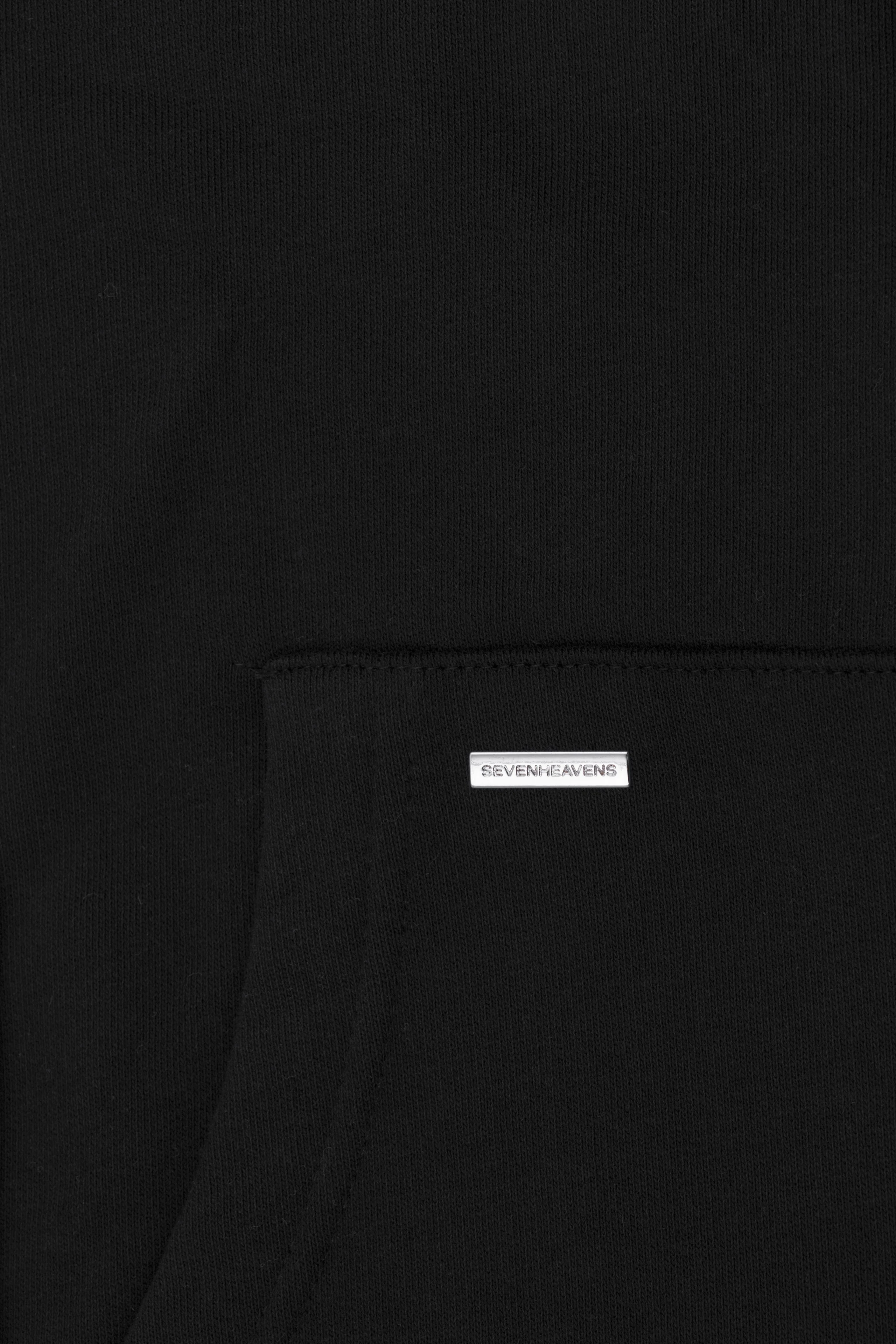 Heavy Blank Hoodie Set Black - Image 4