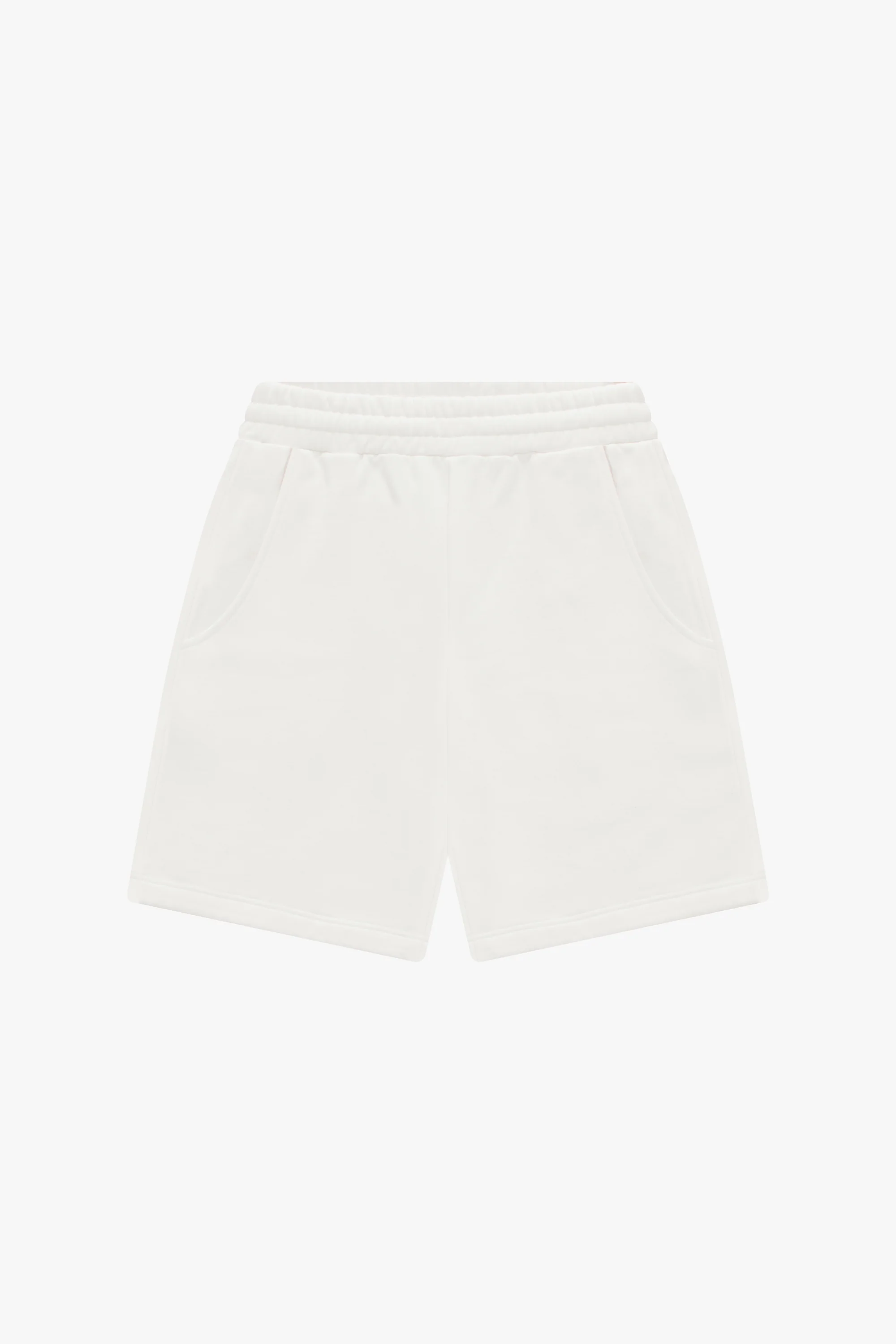 Heavy Blank Shorts Set Cream - Image 2