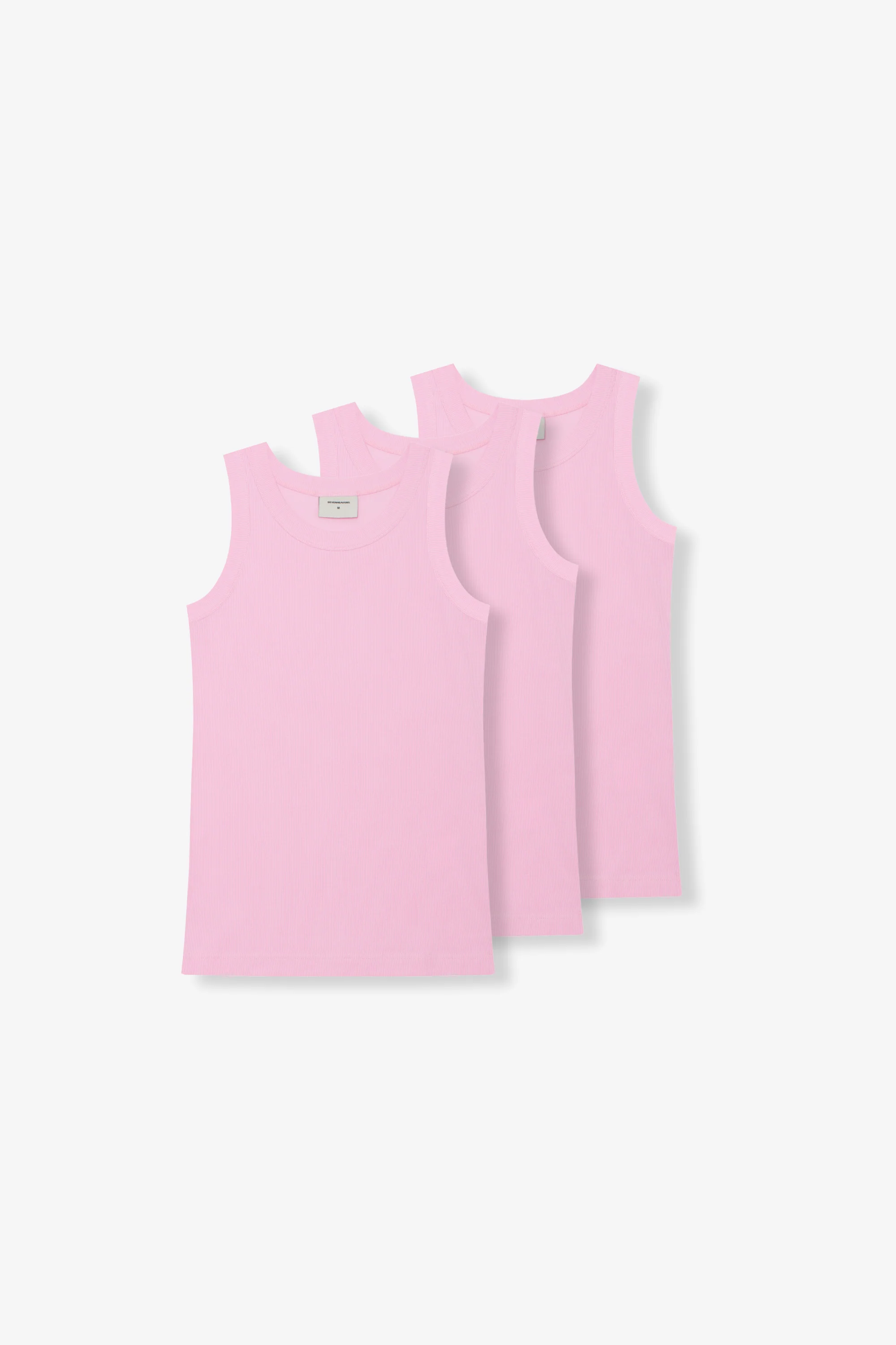 Heavy Blank Tank Top Set Cotton Candy