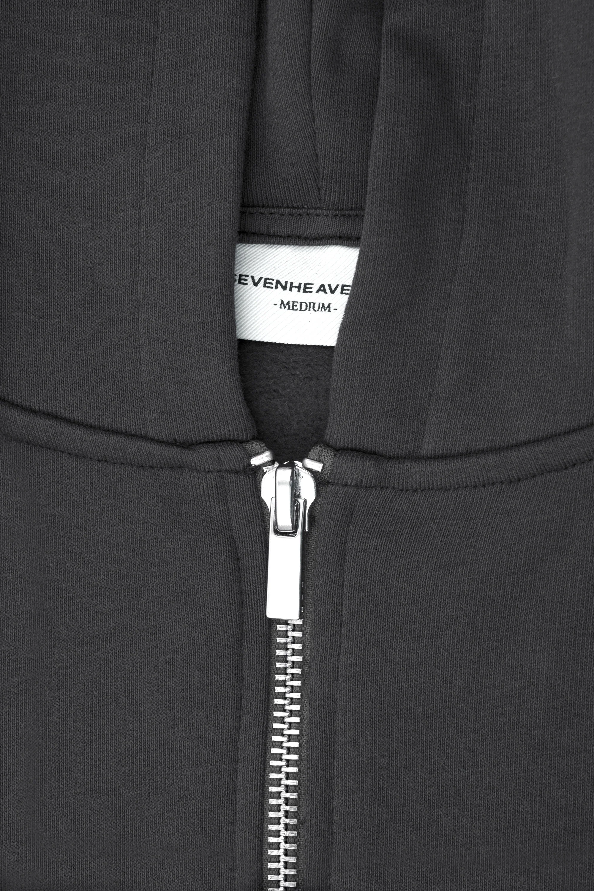 Heavy Blank Zip Hoodie - Image 4