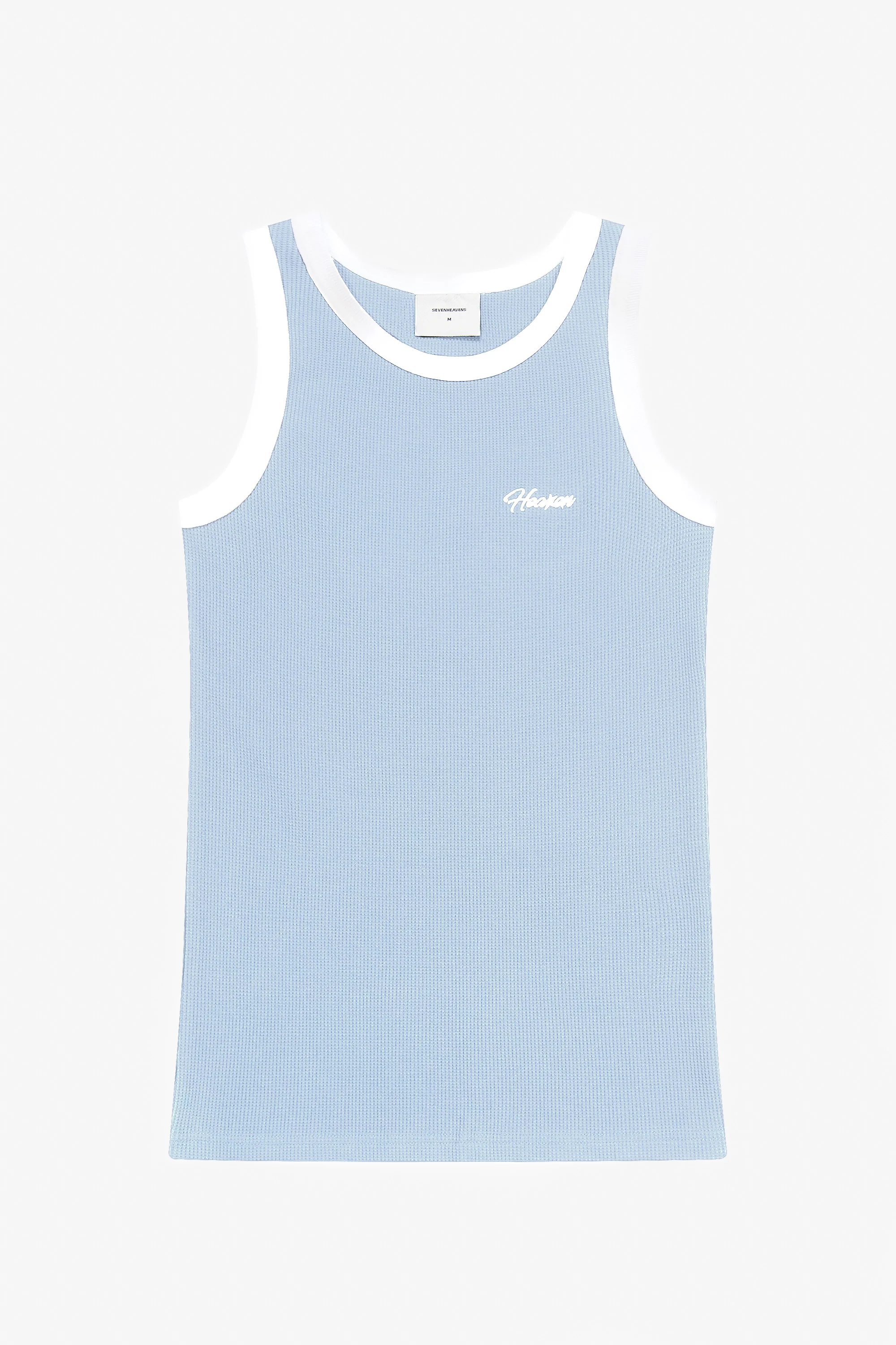 Script Waffle Tank Top