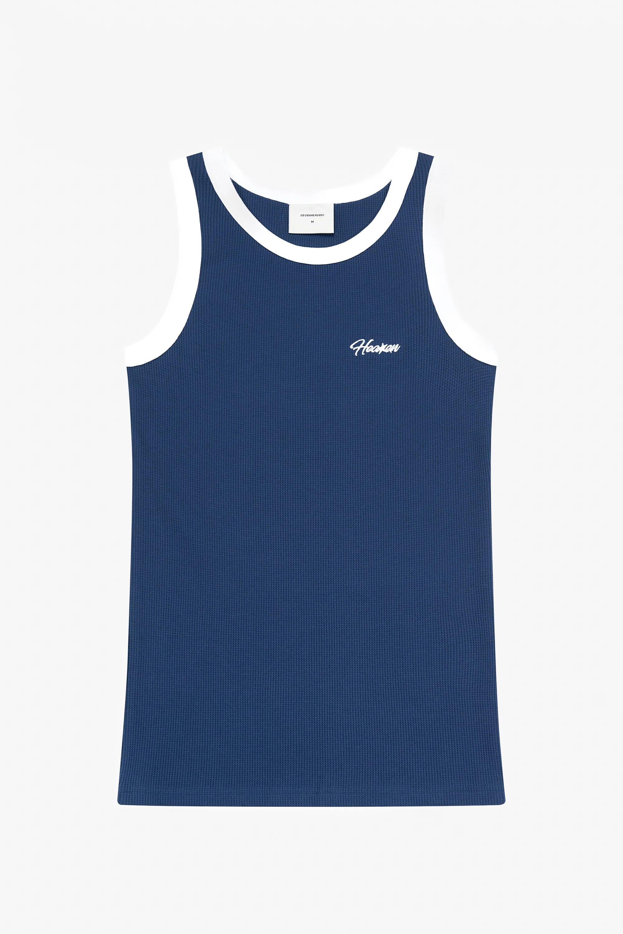 Script Waffle Tank Top