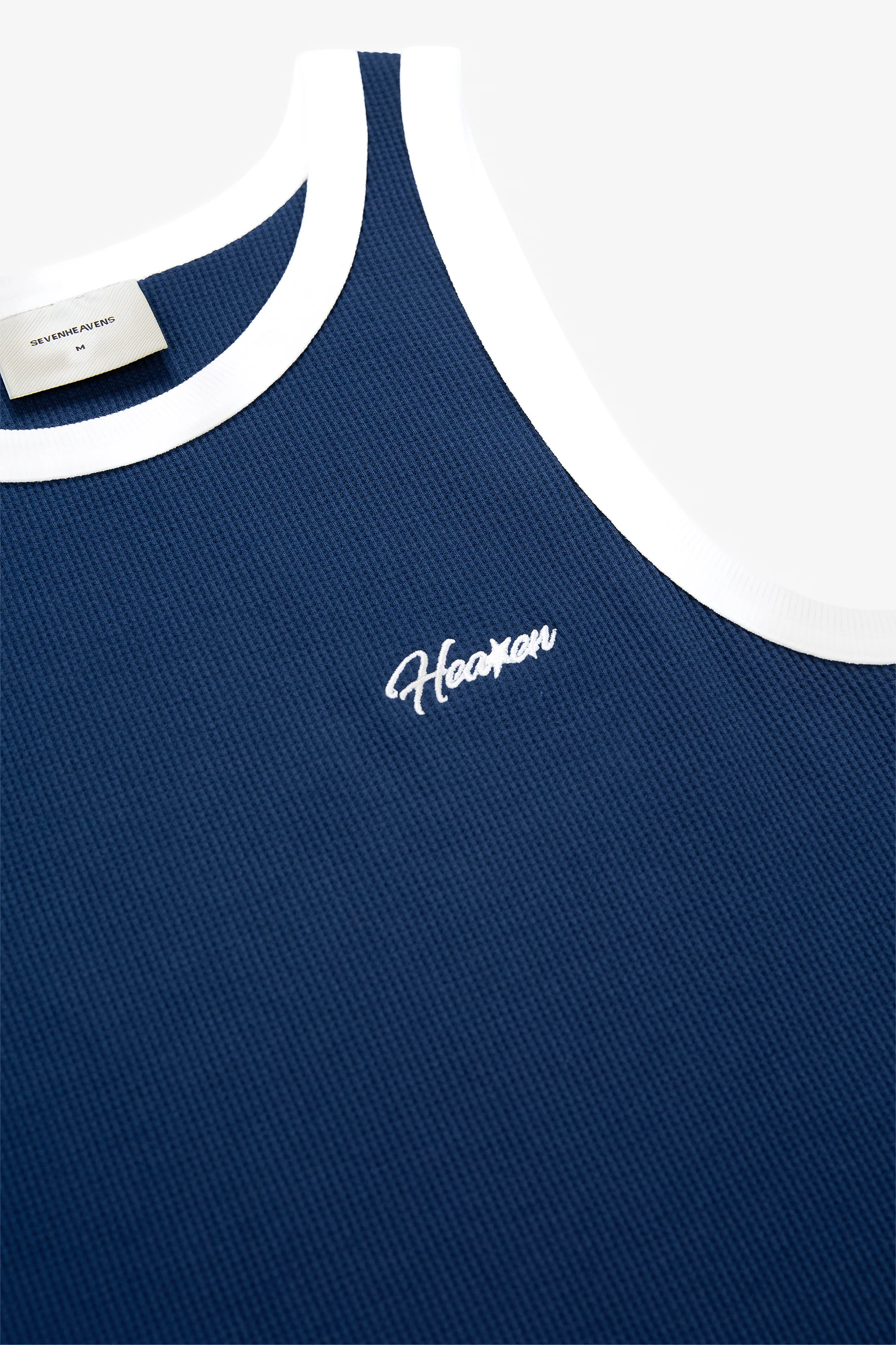 Script Waffle Tank Top - Image 3