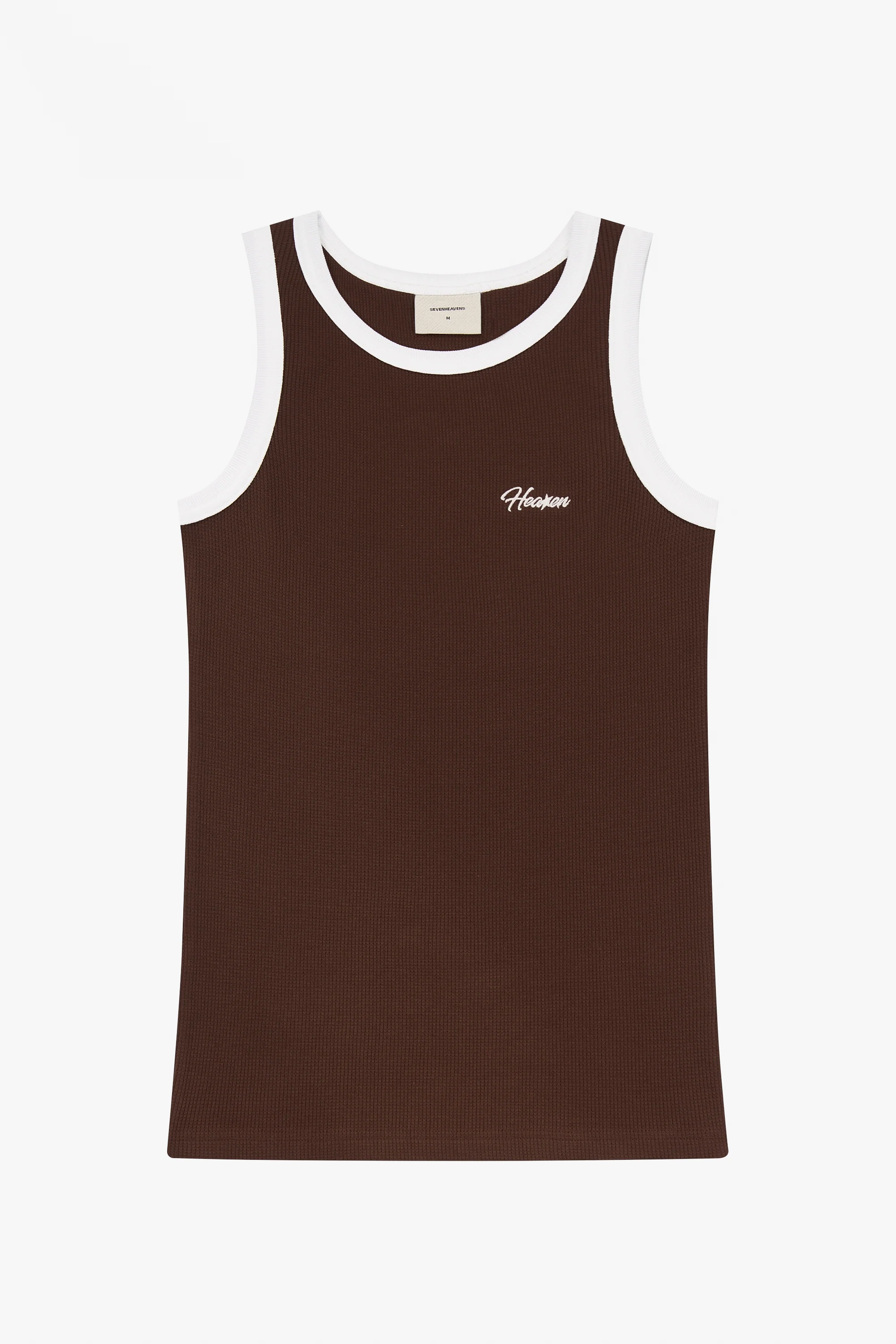 Script Waffle Tank Top