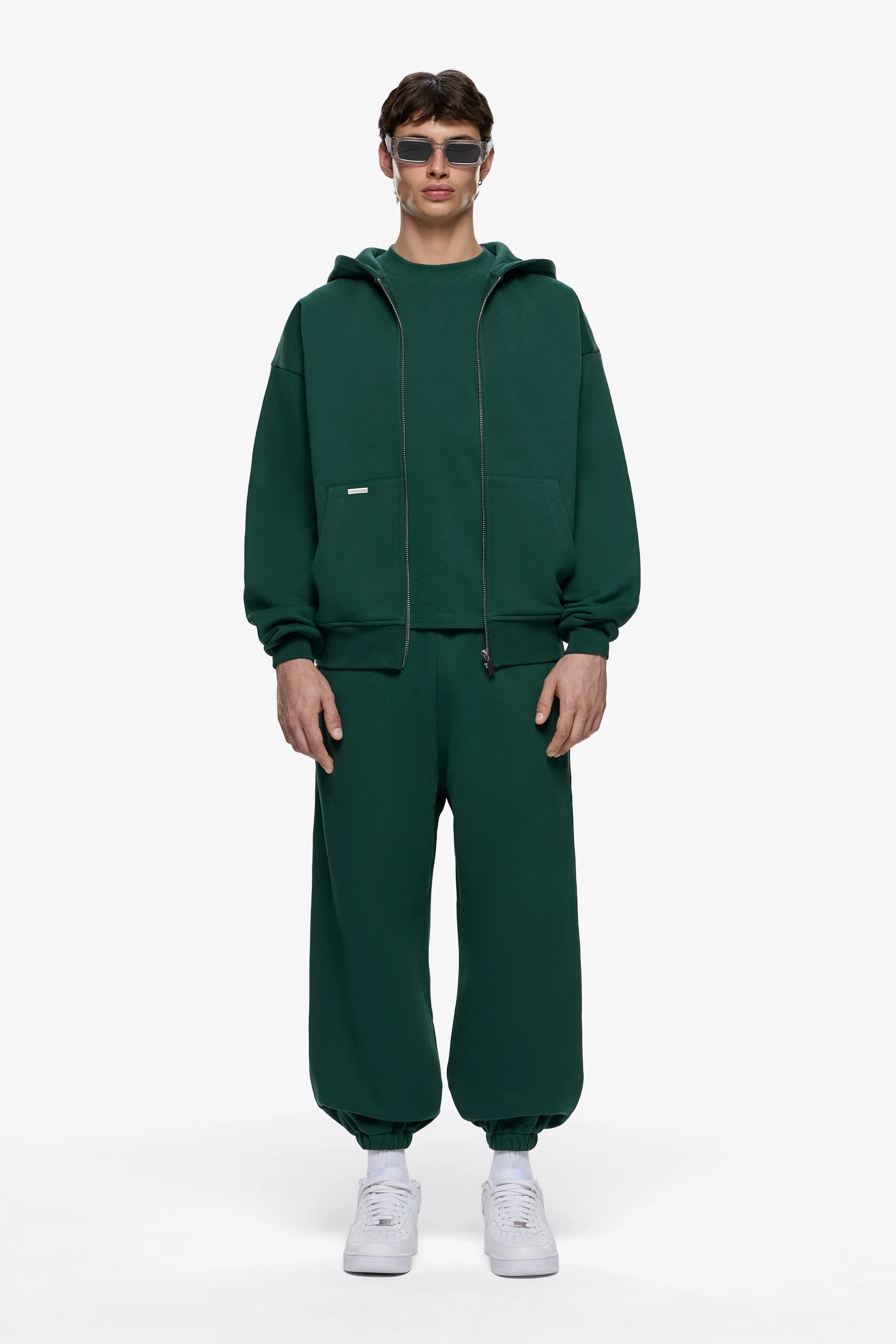 Heavy Blank Zip Hoodie - Image 6