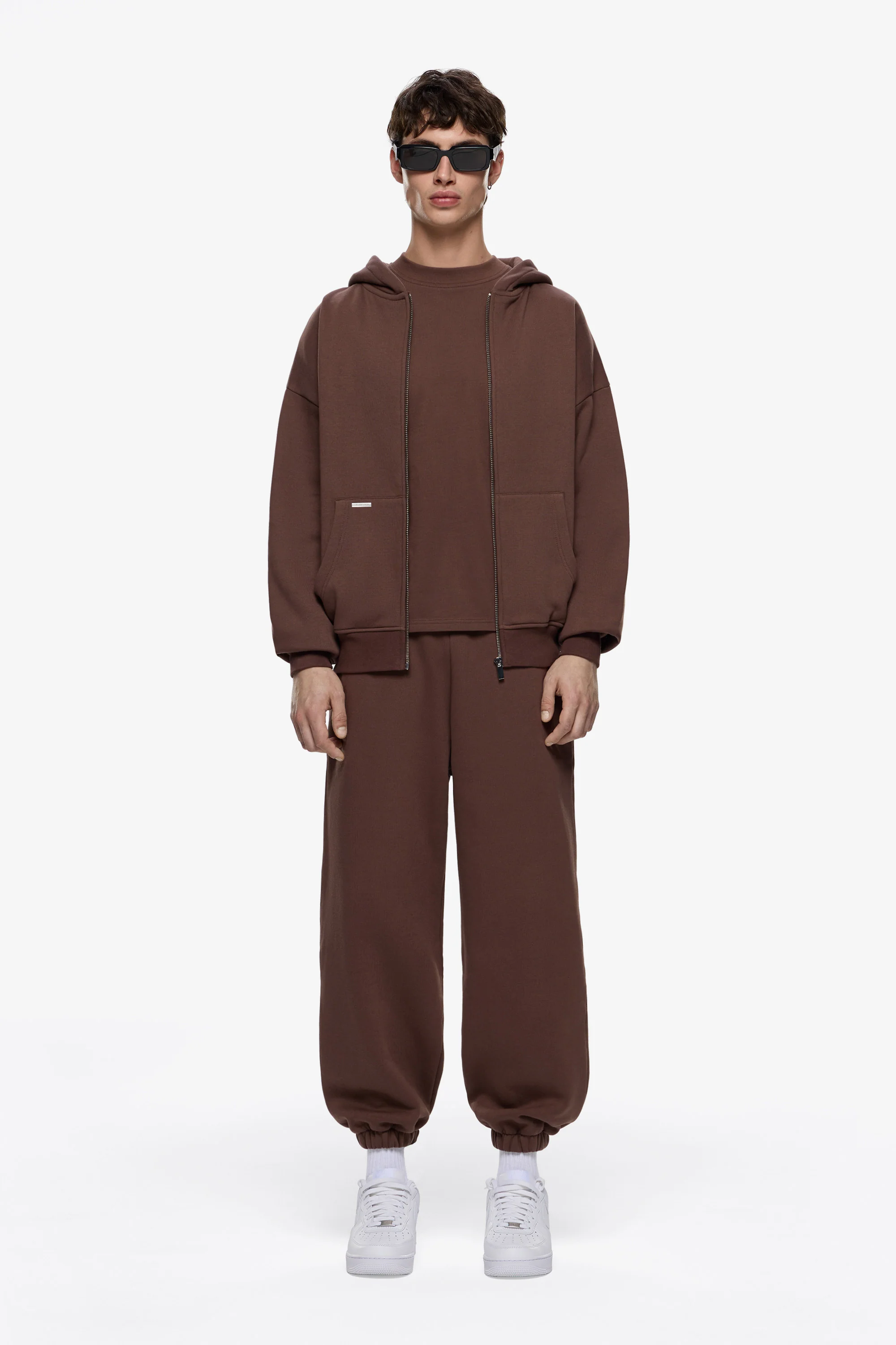 Heavy Blank Zip Hoodie - Image 6