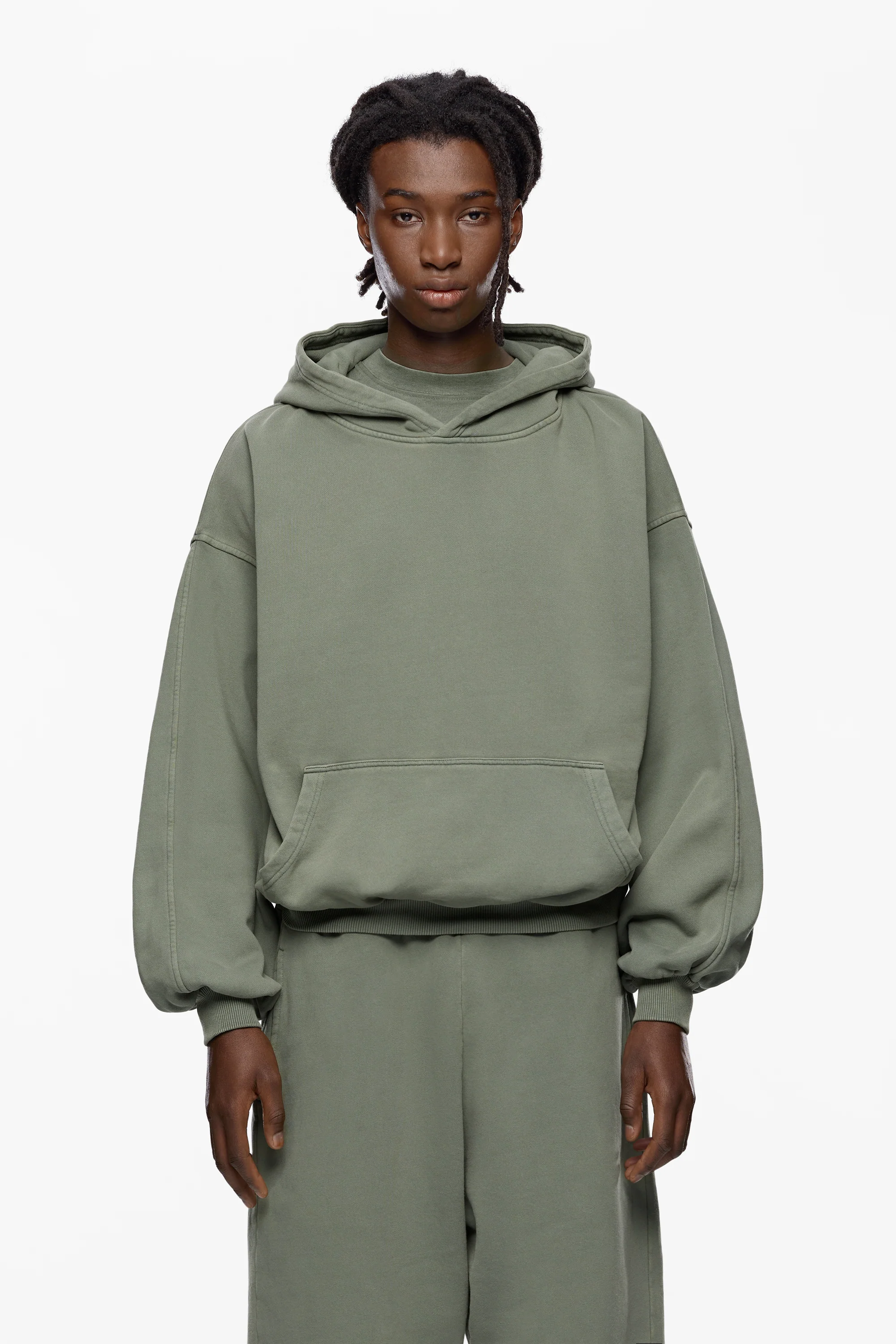 Washed Blank Hoodie - Image 3
