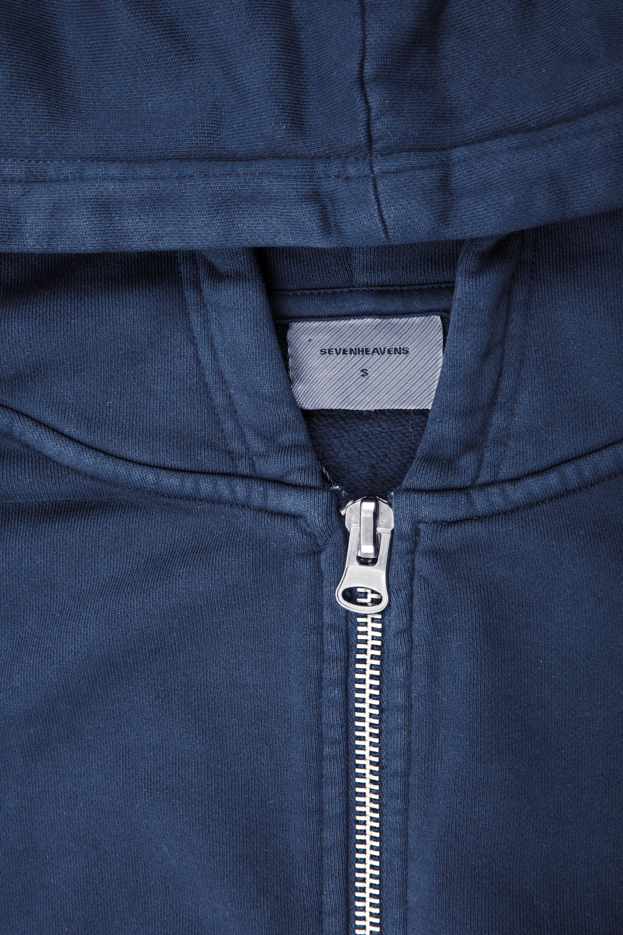 Washed Blank Zip Hoodie - Image 7