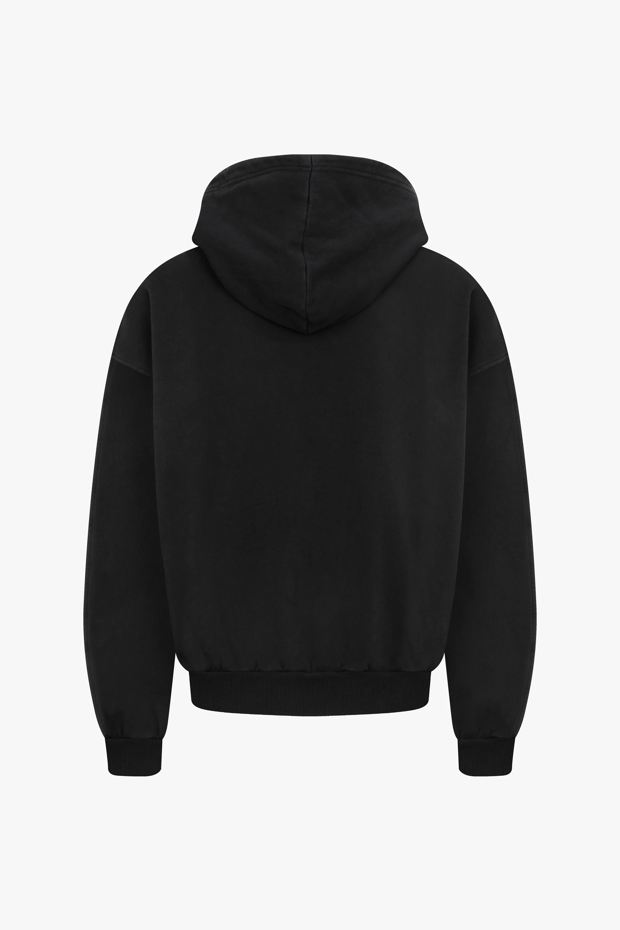 Washed Blank Zip Hoodie - Image 2