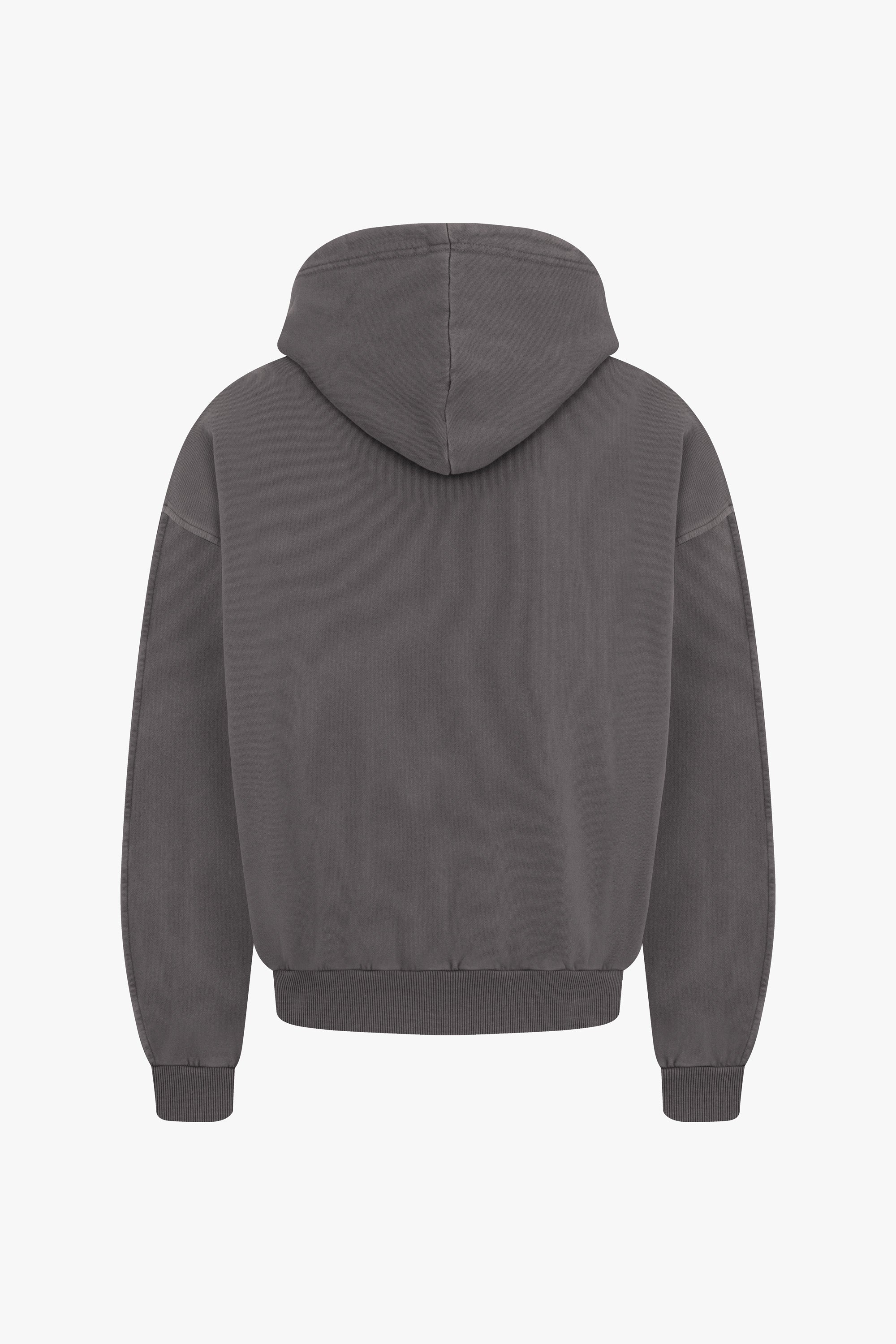 Washed Blank Zip Hoodie - Image 2