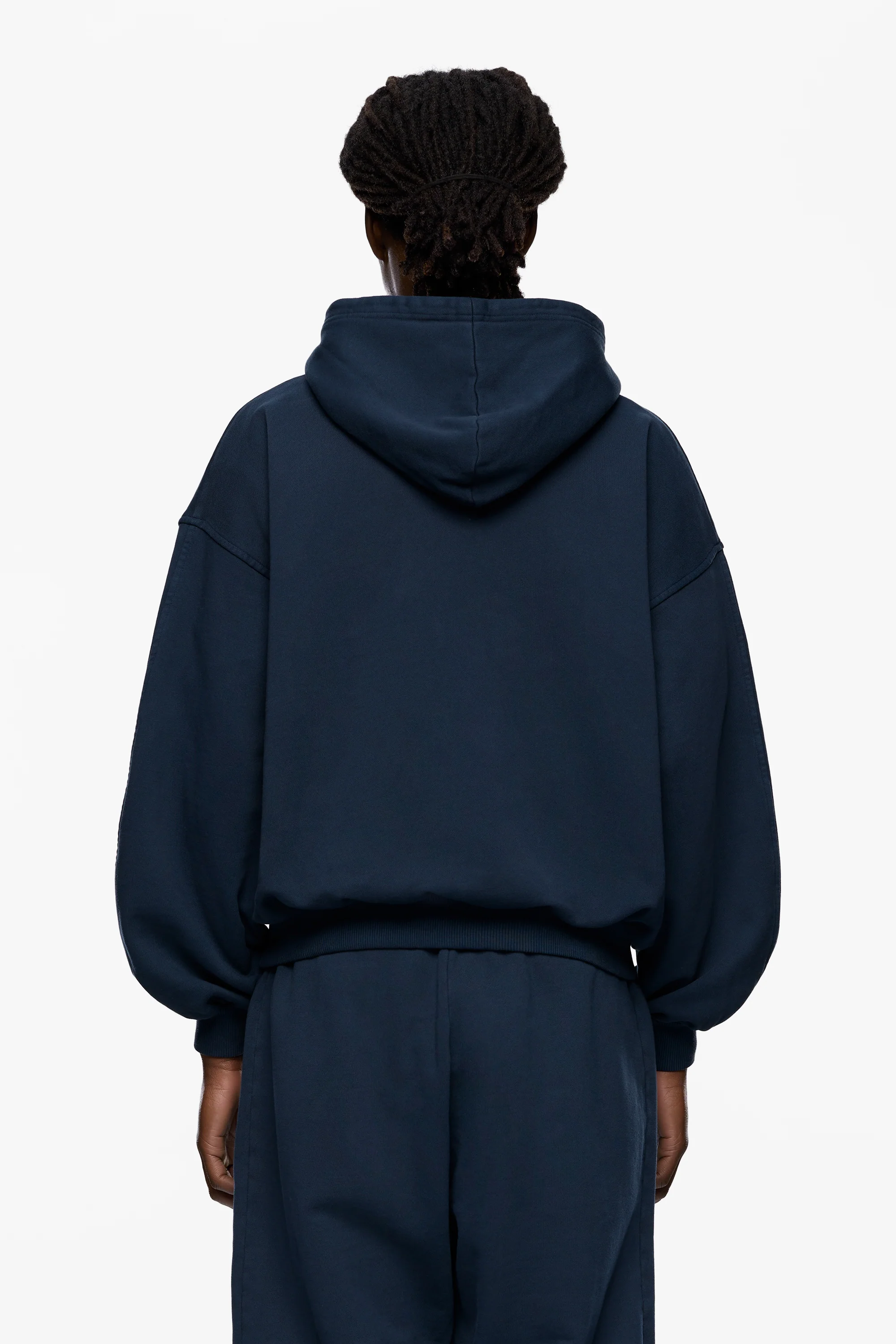 Washed Logo Zip Hoodie - Image 2