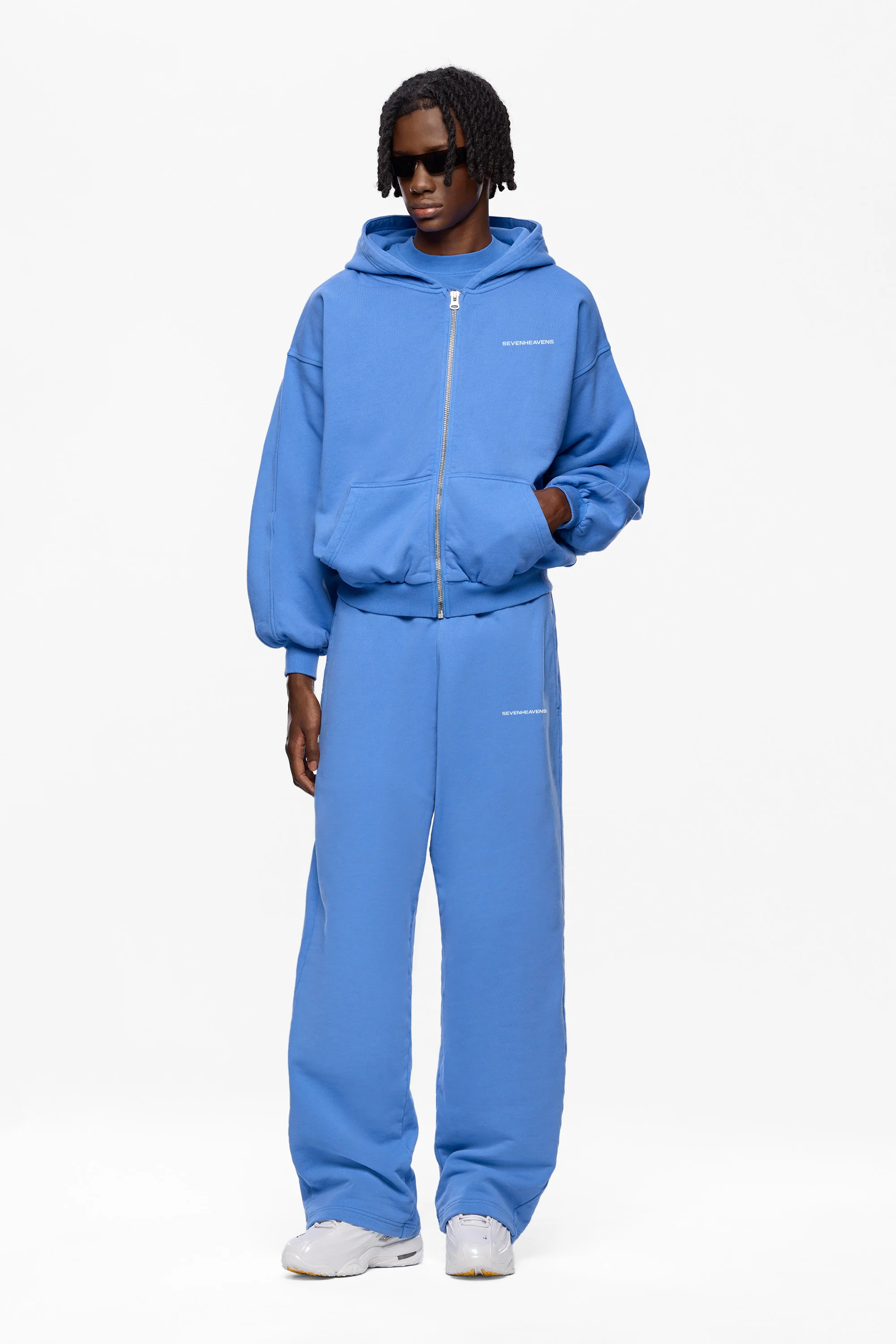 Washed Logo Zip Hoodie - Image 3