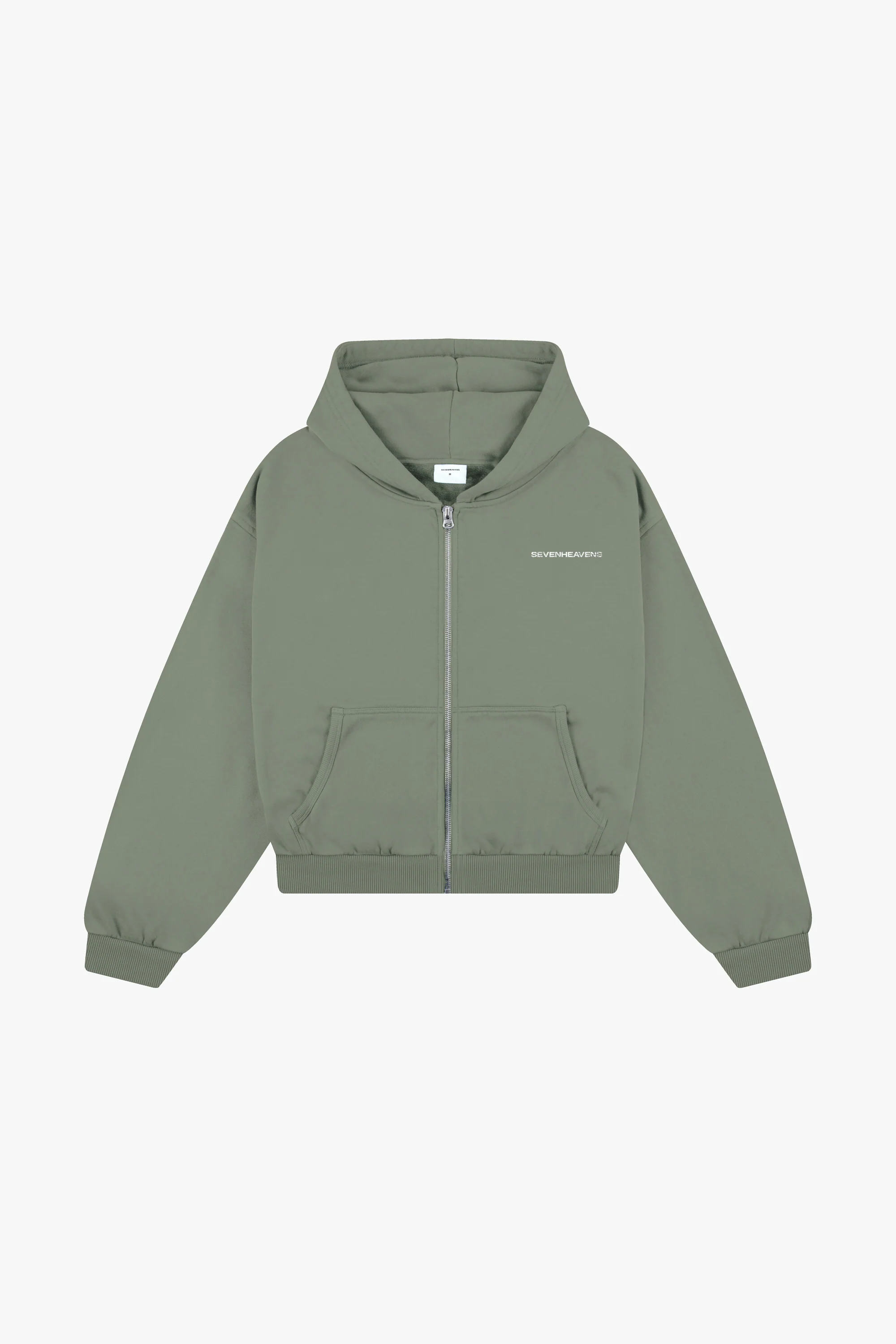Washed Logo Zip Hoodie - Image 4